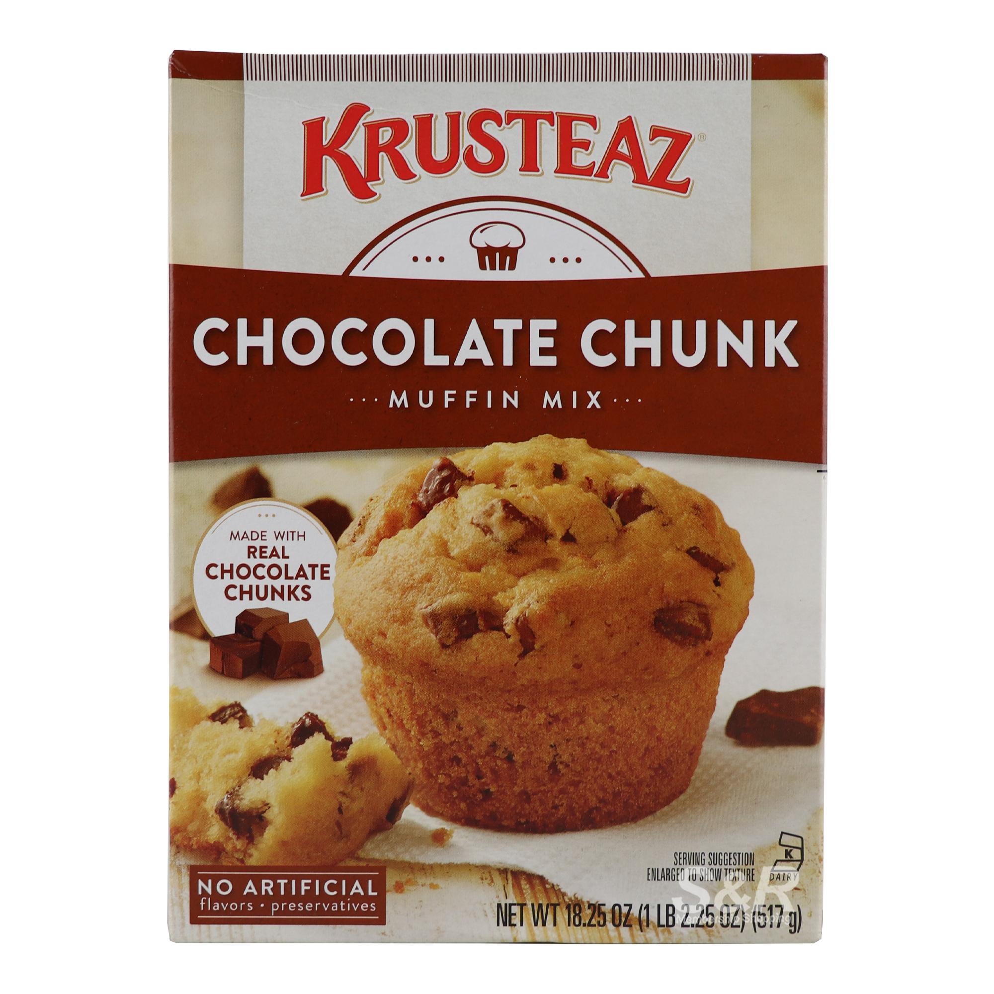 Krusteaz Chocolate Chunk Muffin Mix 517g